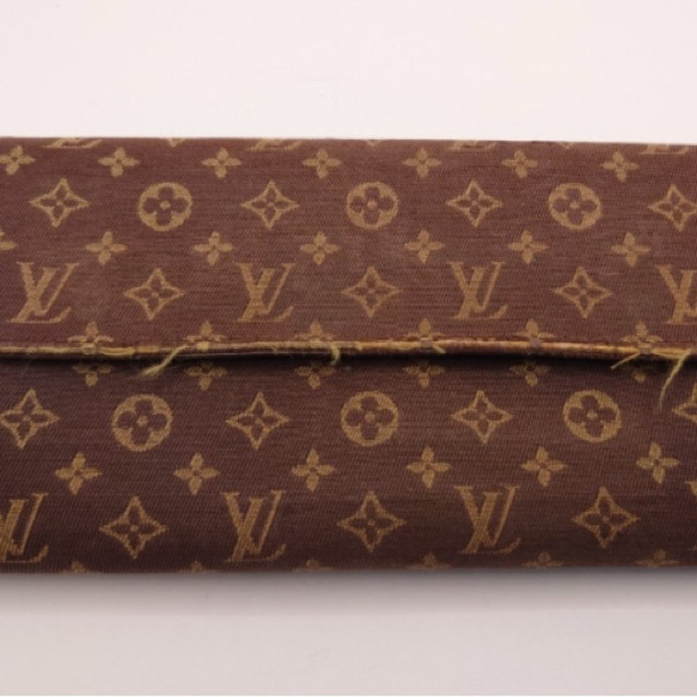 Louis Vuitton Brown and Gold Monogram Clutch